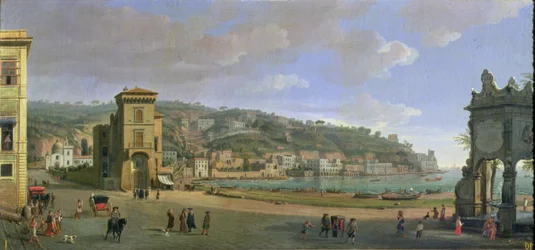 Die Riviera von Chiaia in Neapel